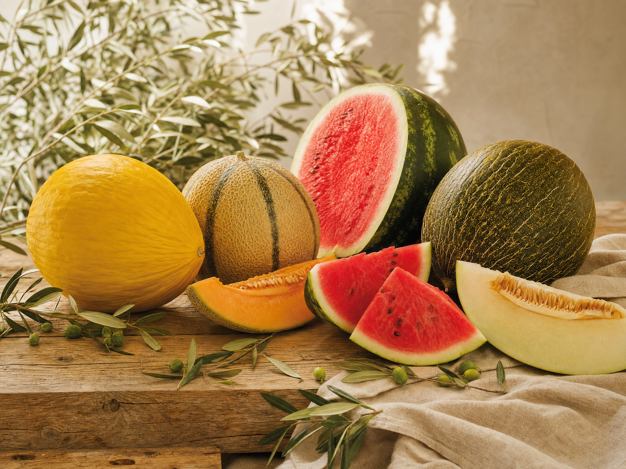 Melón y sandía ecológicos